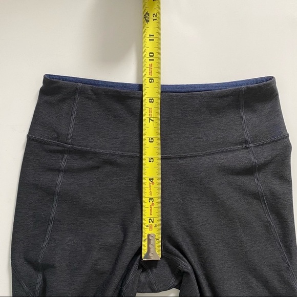 Outdoor Voices Dipped Colorblock 7/8 Leggings Charcoal Navy Size XS - Picture 10 of 12